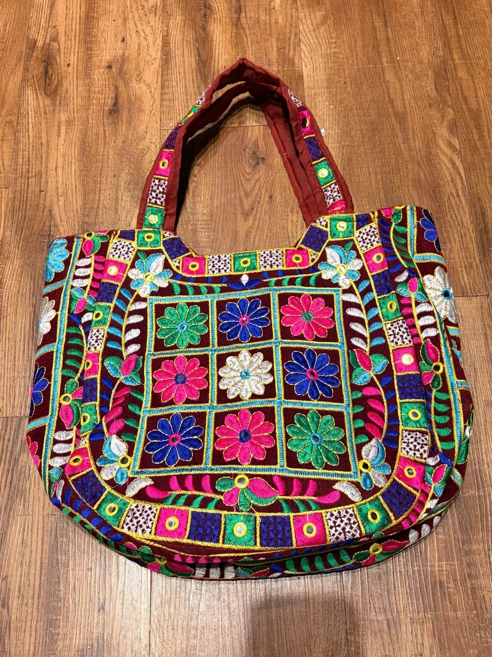 Indian Embroidered Boho Bag-New Never Used
